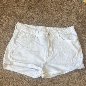 Classic White Denim Shorts Old Navy